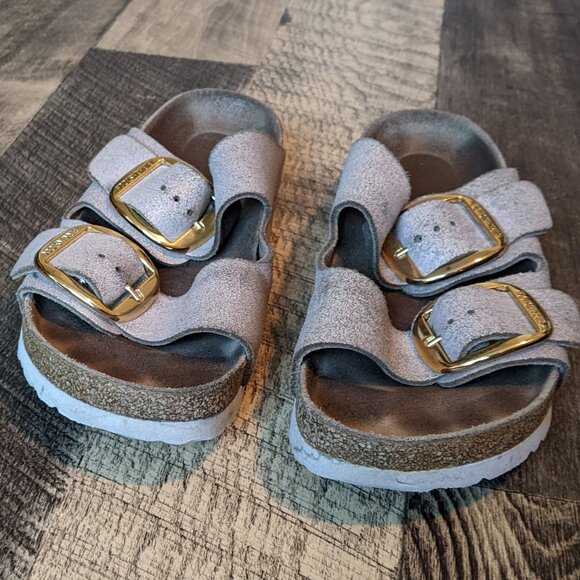 Birkenstock Arizona Sandals Suede Leather Birks - Picture 1 of 7